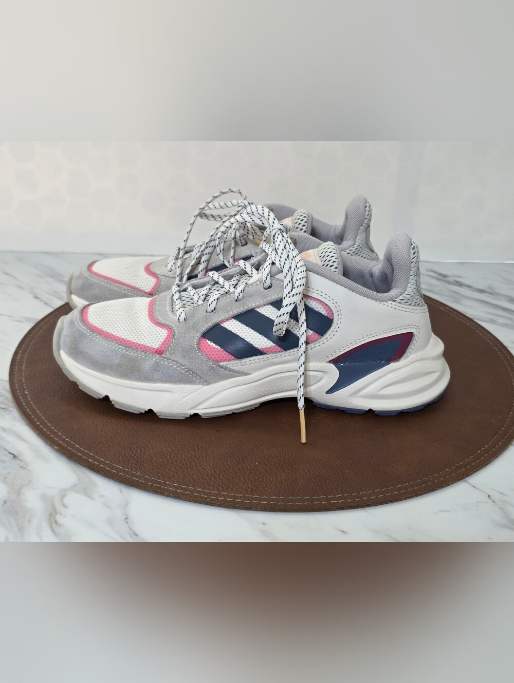 adidas Women’s Sneakers - Pink, Navy & Light Gray